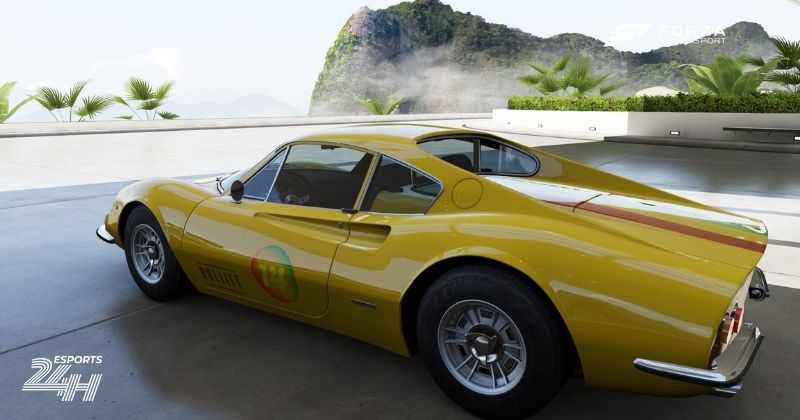 Vị trí Shikisai-no-Oka trong Forza Horizon 6: Vượt thử thách PetalPower 5 1969 Ferrari Dino 246 GT