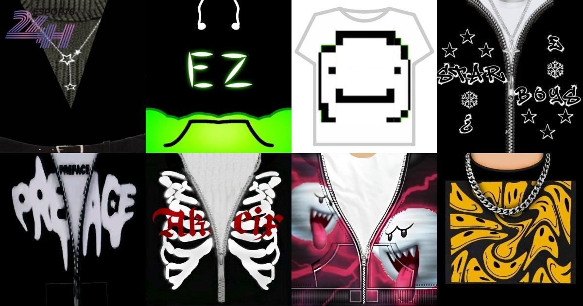 8 Mẫu T-Shirt Roblox trong suốt