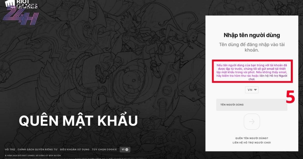 Cách khôi phục tài khoản Riot Games bằng gmail bước 5