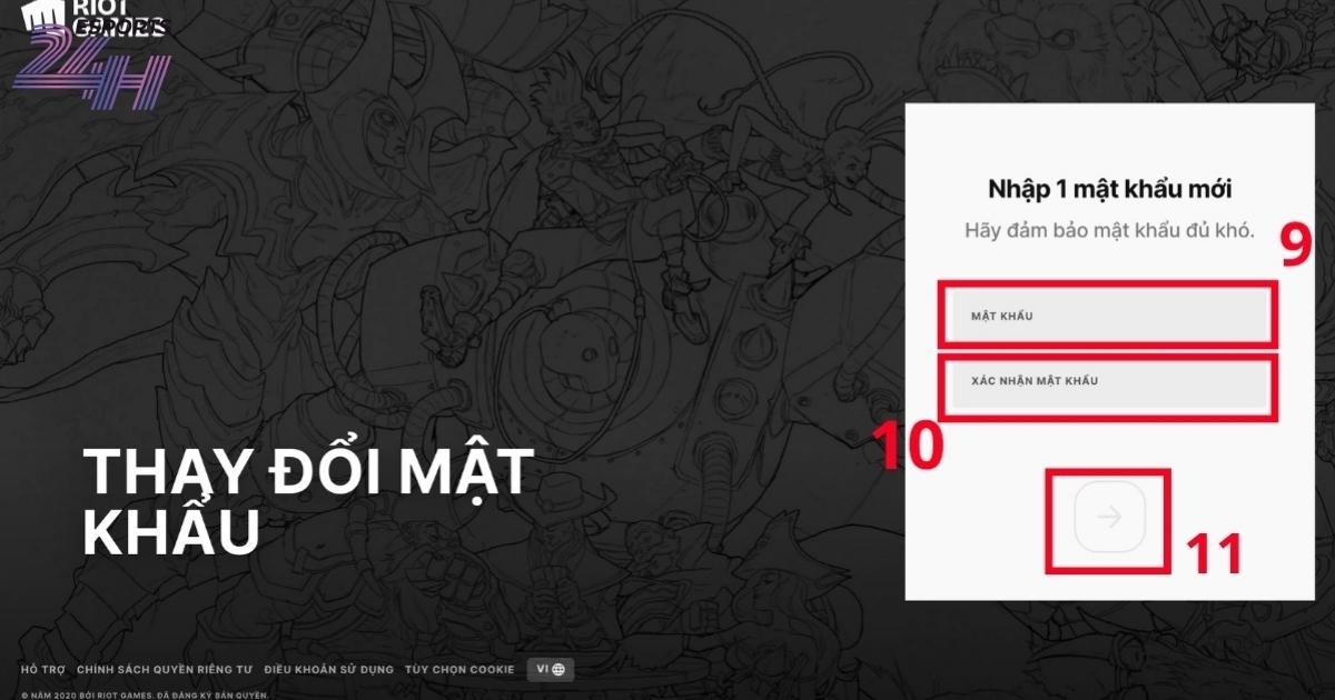 Cách khôi phục tài khoản Riot Games bằng gmail bước 9 10 11