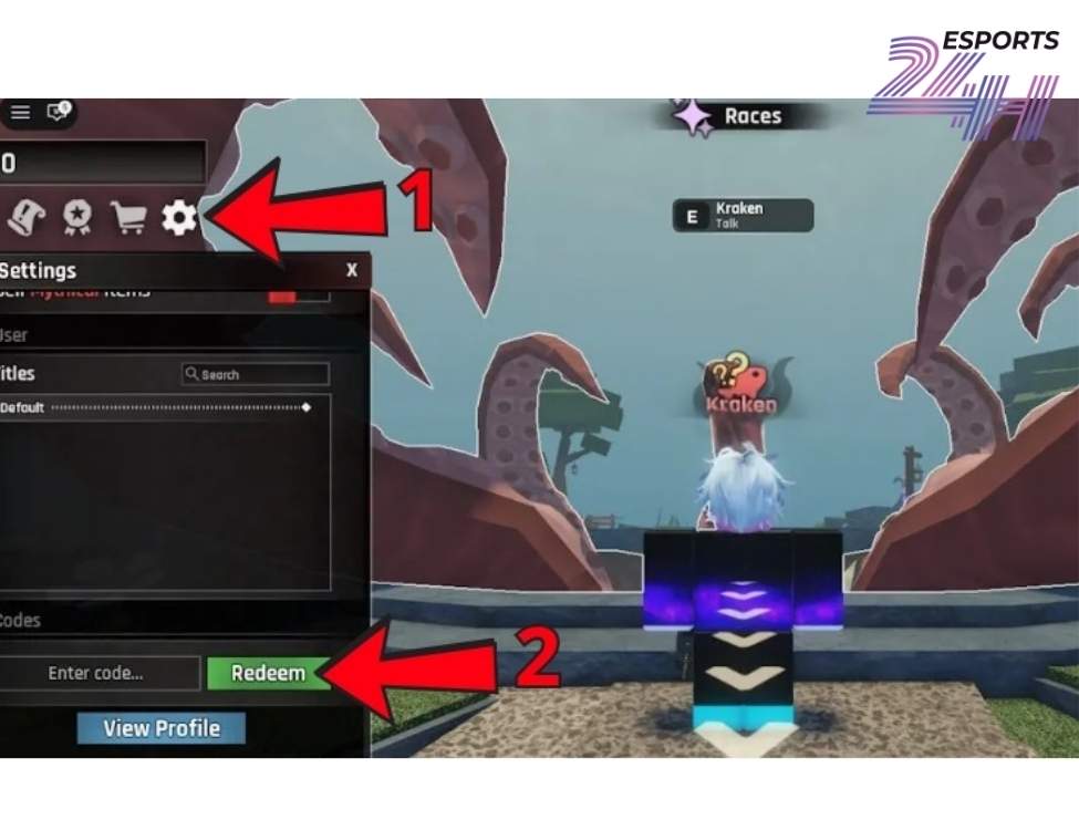 Cách nhập code Abyss Beta trên Roblox