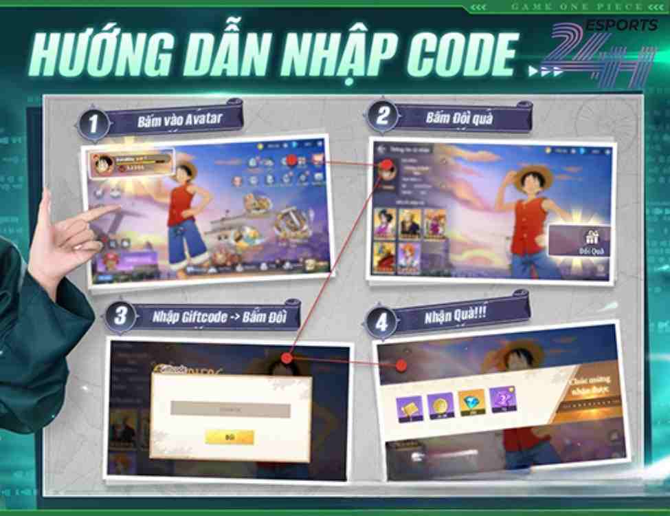 Cách nhập code Siêu Hải Tặc chi tiết 