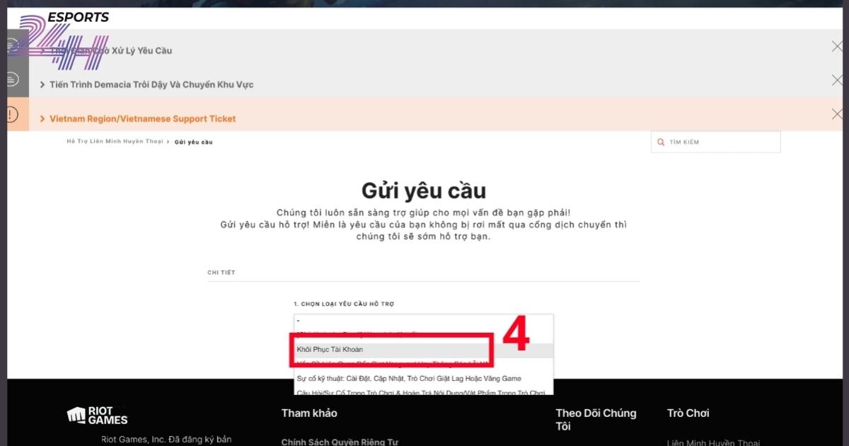 Cách xác nhận tài khoản Riot bị khóa hoặc yêu cầu xác minh bước 4