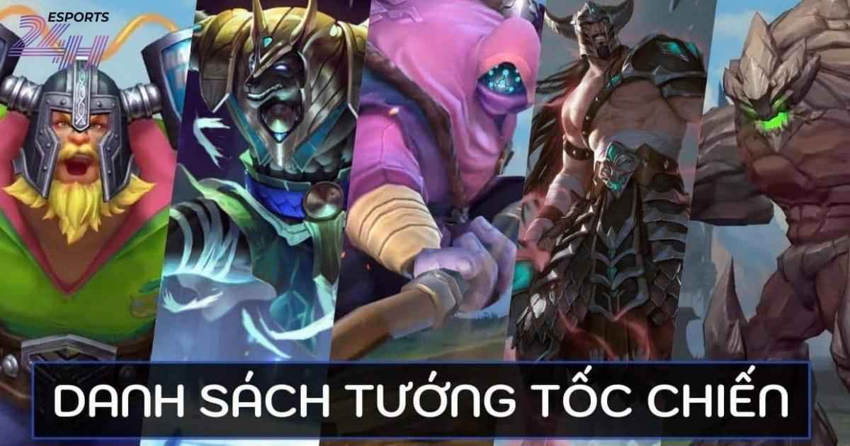Cập nhật danh sách tướng Tốc Chiến sắp ra mới nhất