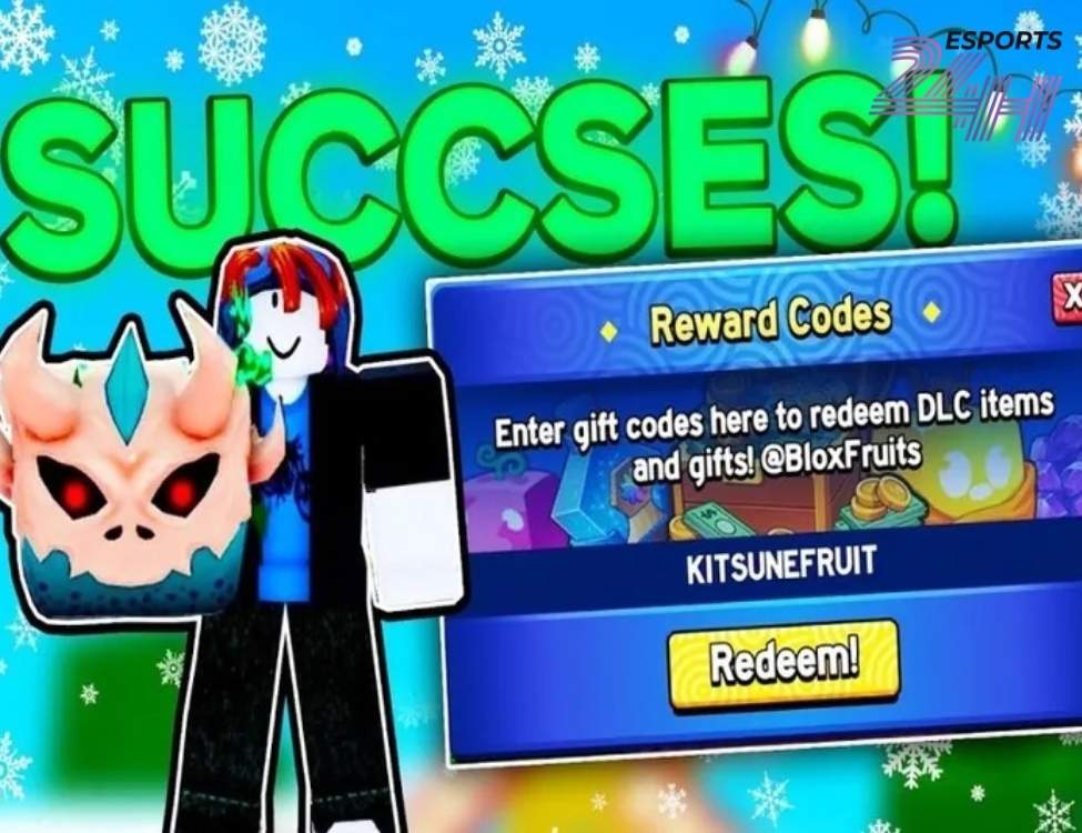 Code Blox Fruit nhận rewards và vật phẩm miễn phí