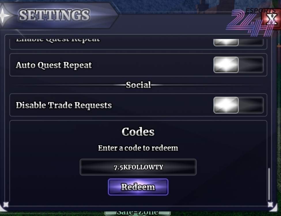Code Mảnh Thủy Thủ theo loại phần thưởng