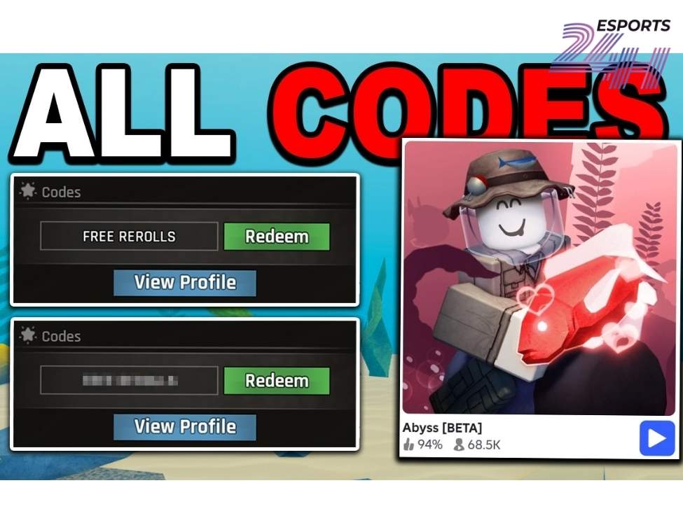 Danh sách code Abyss Beta mới nhất cập nhật hôm nay