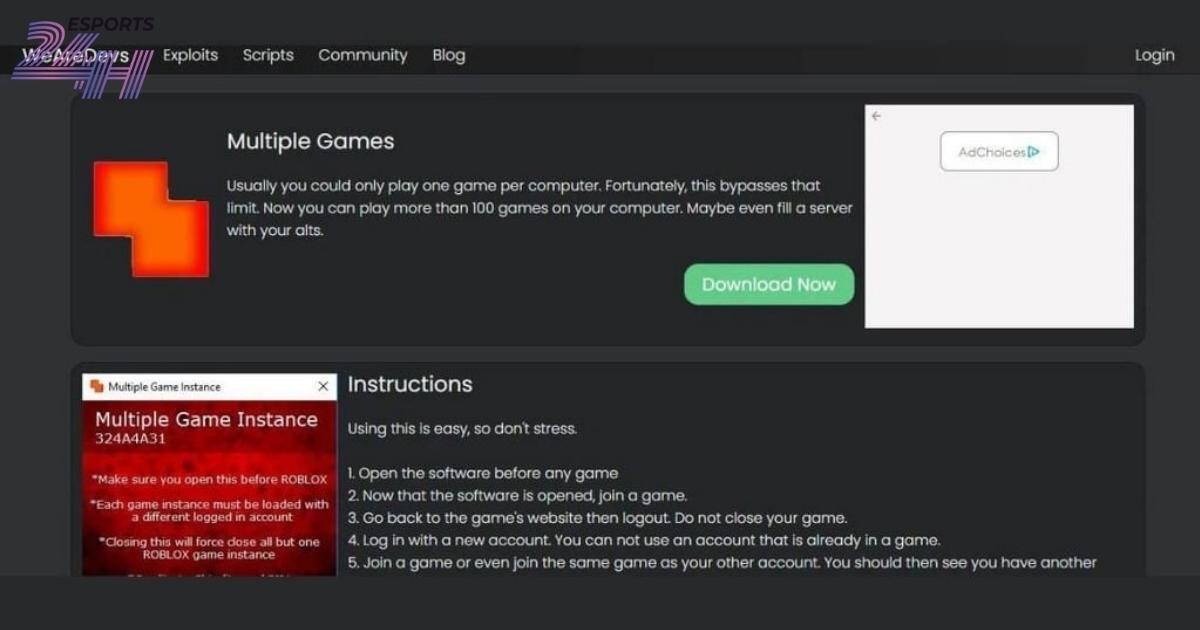 FAQ về Multiple Roblox