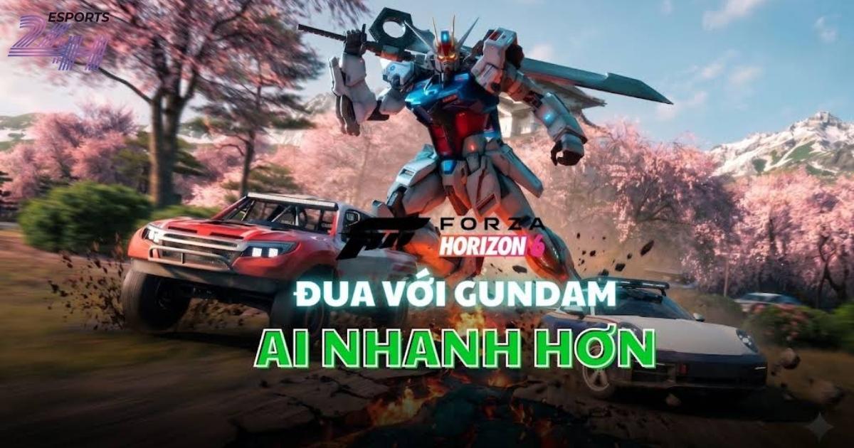 Hướng dẫn cách tham gia cuộc đua biểu diễn Forza Horizon 6 Gundam