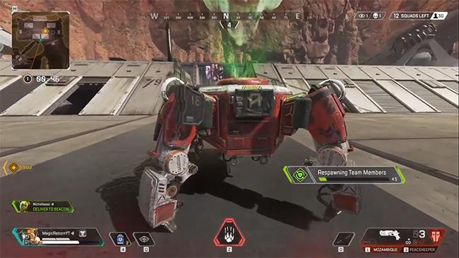 Hướng dẫn thao tác hồi sinh tại hòm xác Apex Legends