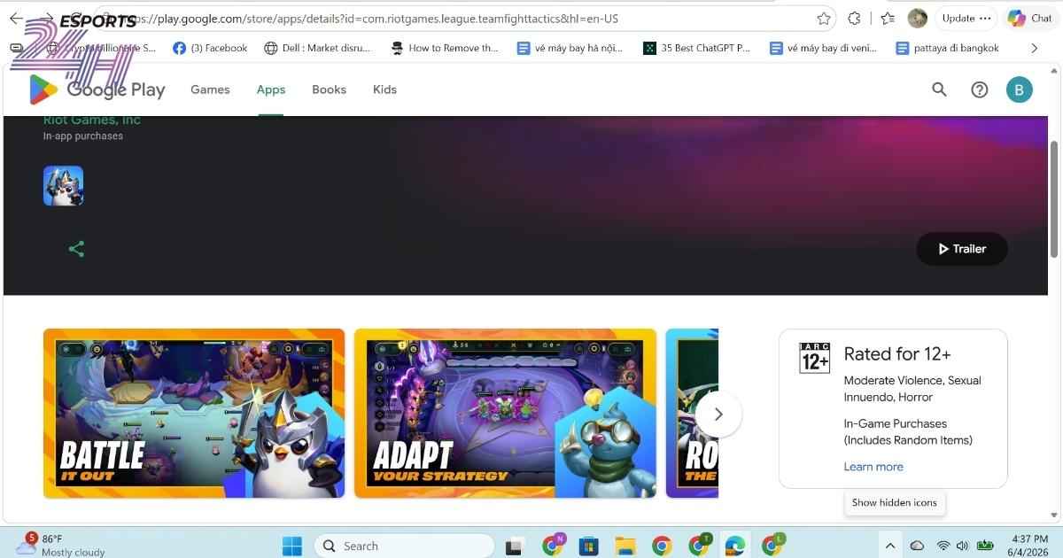 Link tải TFT trên Android