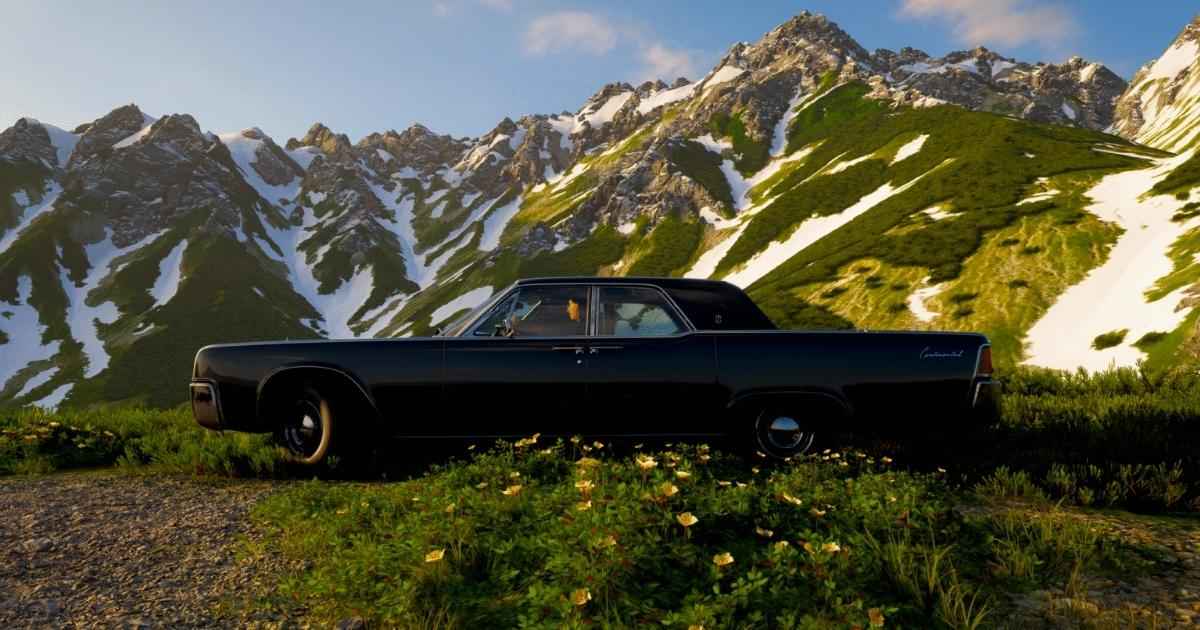 Những đỉnh núi phủ tuyết trắng trong Forza Horizon 6