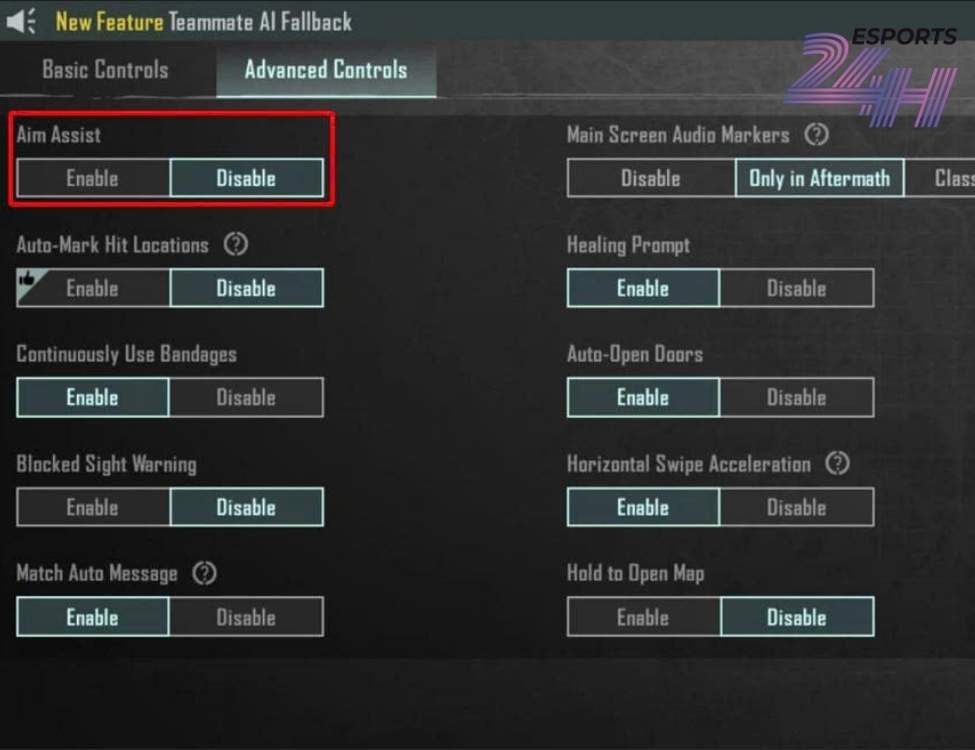 Setting PUBG Mobile trên điện thoại tối ưu