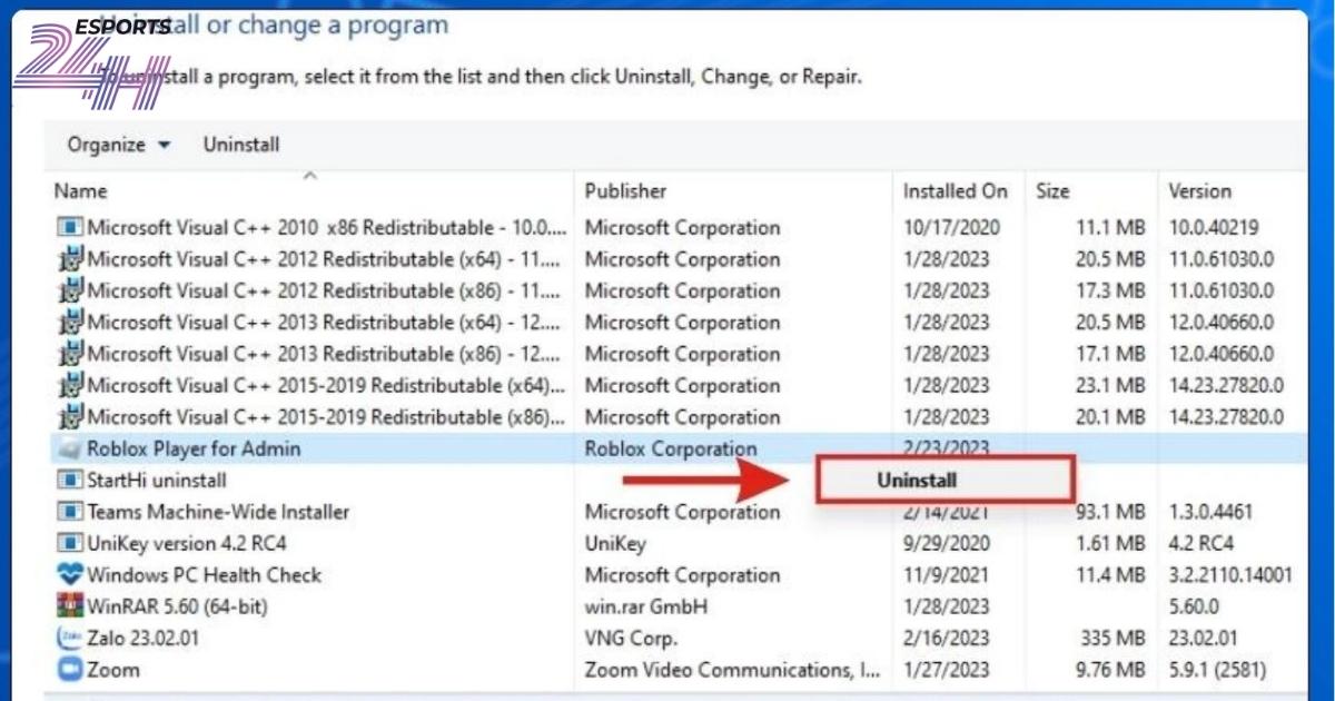 Sửa lỗi Roblox không vào được trên Windows 10 và Windows 11