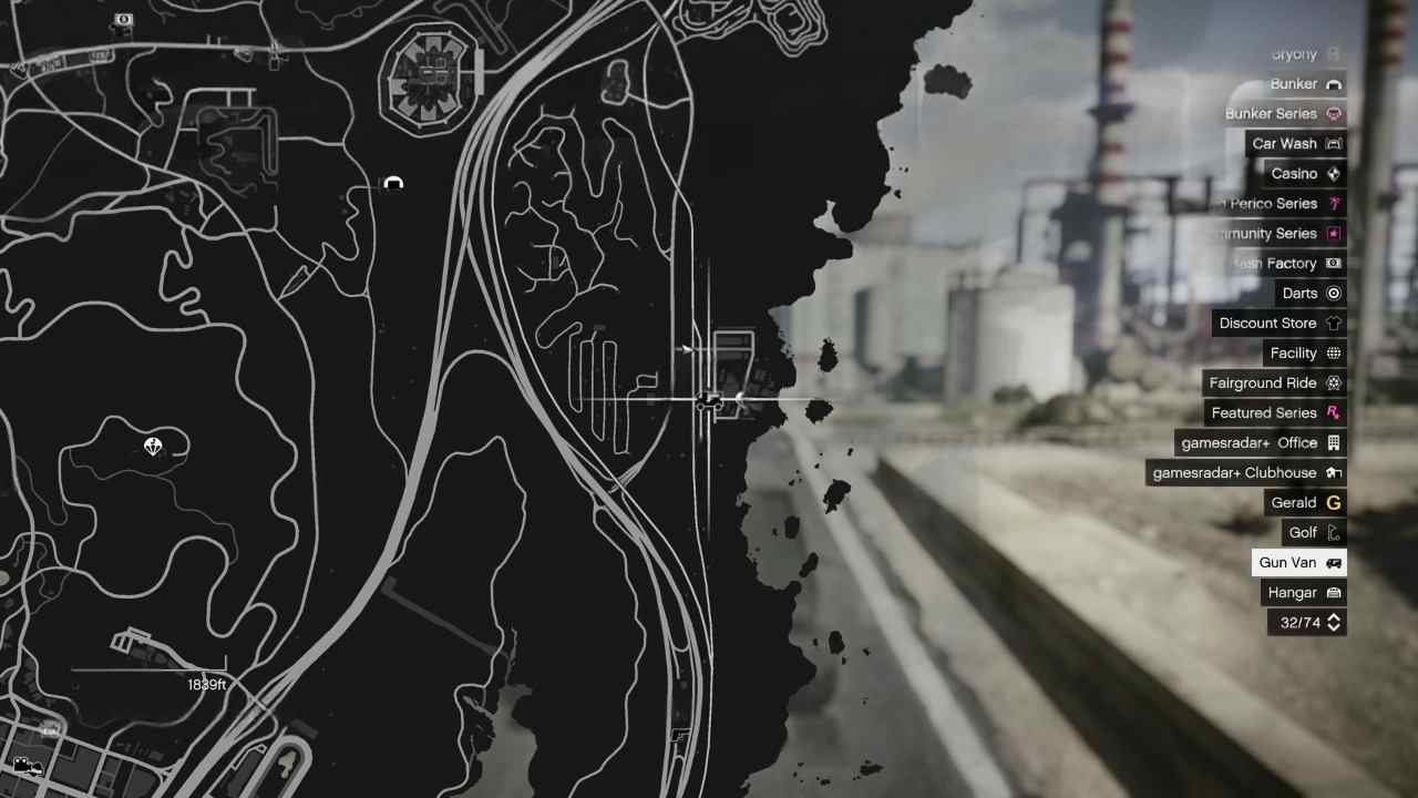 Vị trí xe tải vũ khí Gun Van hôm nay tại Los Santos