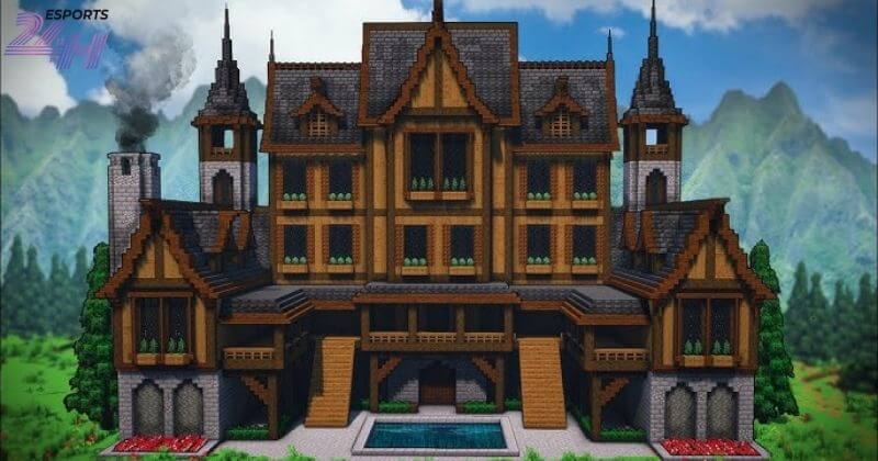 Công trình Minecraft Woodland mansion
