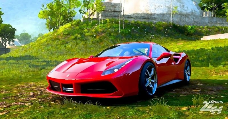 Vị trí Shikisai-no-Oka trong Forza Horizon 6: Vượt thử thách PetalPower 8 Ferrari 488 GTB