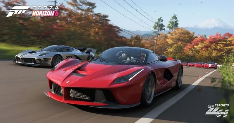 Vị trí Shikisai-no-Oka trong Forza Horizon 6: Vượt thử thách PetalPower 7 Ferrari LaFerrari