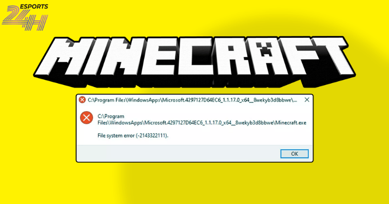 Những lỗi thường gặp khi tải và cài Minecraft PC