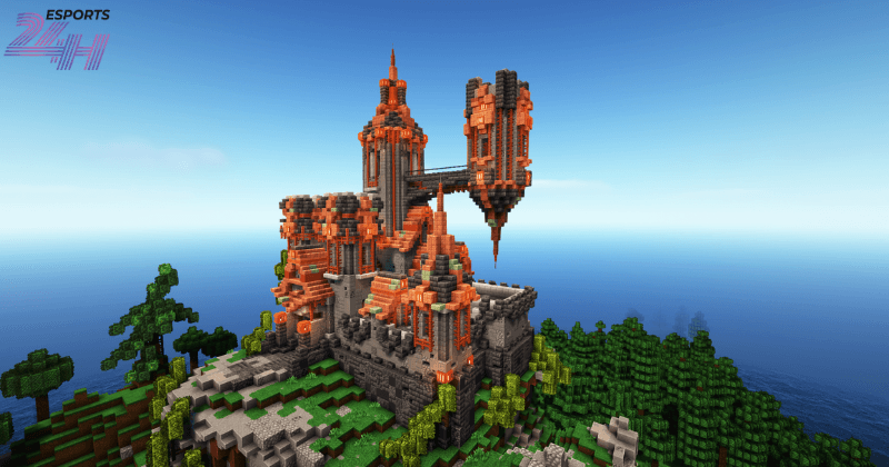 Mẹo giúp lâu đài trong Minecraft đẹp hơn
