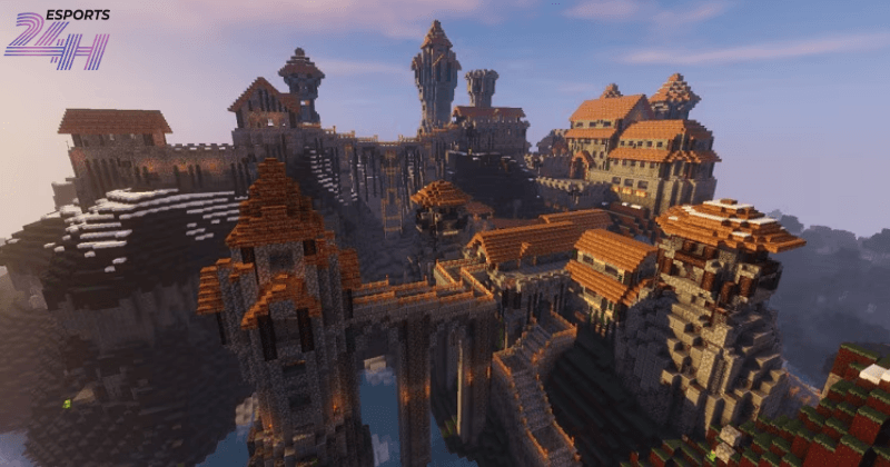 Xác định loại lâu đài Minecraft muốn xây
